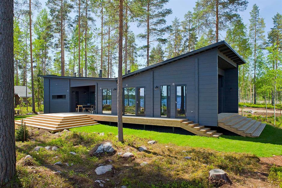 Modern Log Cabin